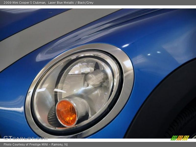 Laser Blue Metallic / Black/Grey 2009 Mini Cooper S Clubman