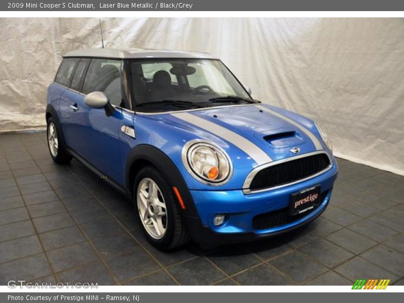 Laser Blue Metallic / Black/Grey 2009 Mini Cooper S Clubman