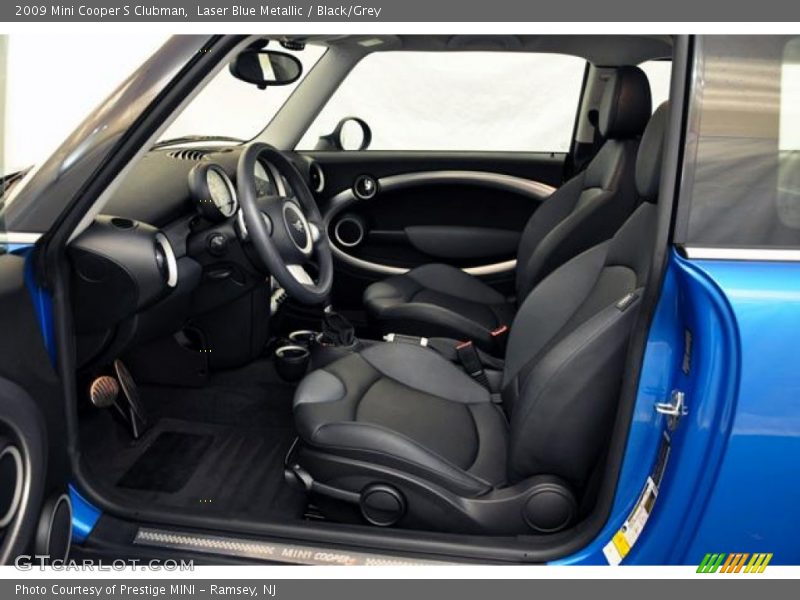 Laser Blue Metallic / Black/Grey 2009 Mini Cooper S Clubman