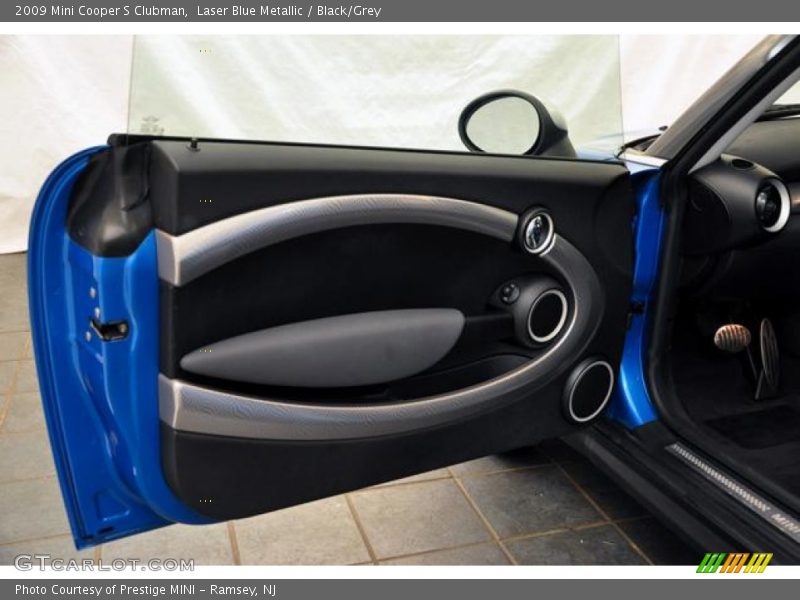 Laser Blue Metallic / Black/Grey 2009 Mini Cooper S Clubman