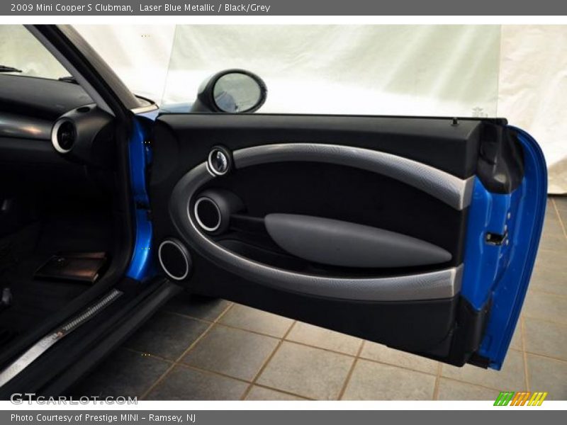 Laser Blue Metallic / Black/Grey 2009 Mini Cooper S Clubman
