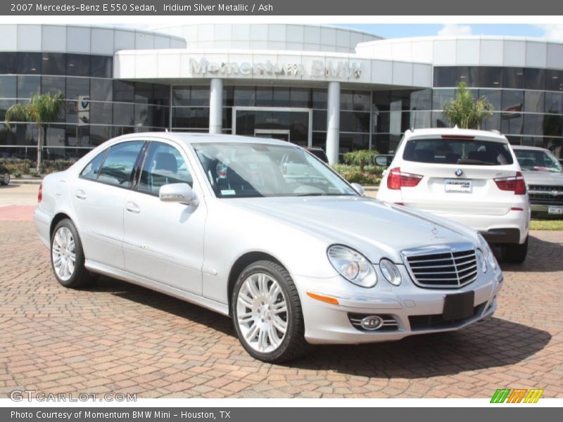 Iridium Silver Metallic / Ash 2007 Mercedes-Benz E 550 Sedan