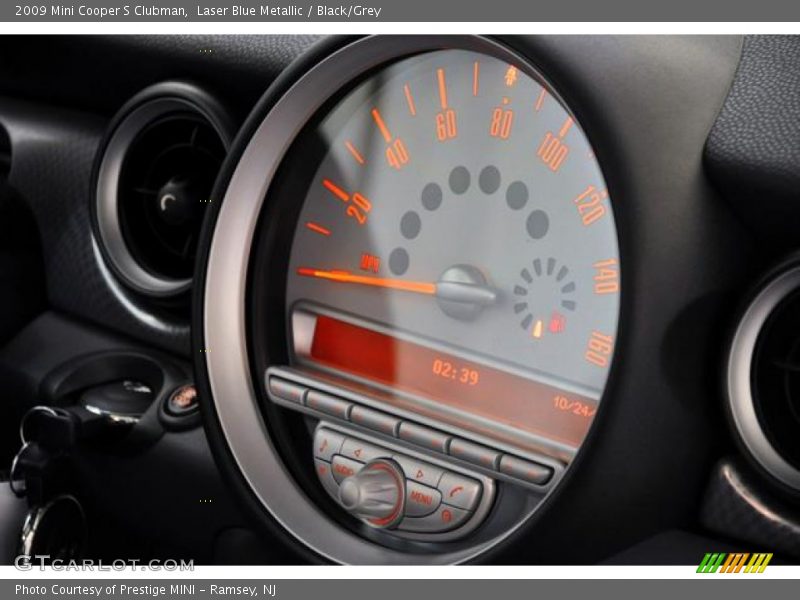 Laser Blue Metallic / Black/Grey 2009 Mini Cooper S Clubman