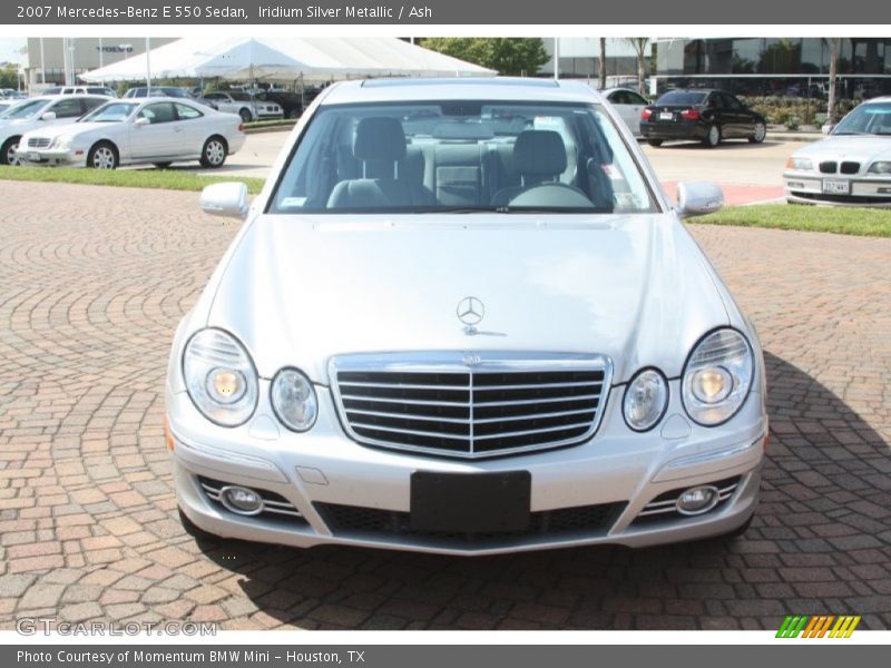 Iridium Silver Metallic / Ash 2007 Mercedes-Benz E 550 Sedan