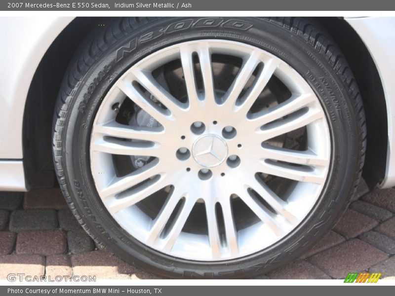 Iridium Silver Metallic / Ash 2007 Mercedes-Benz E 550 Sedan