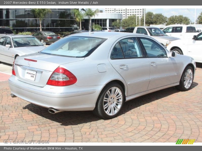 Iridium Silver Metallic / Ash 2007 Mercedes-Benz E 550 Sedan