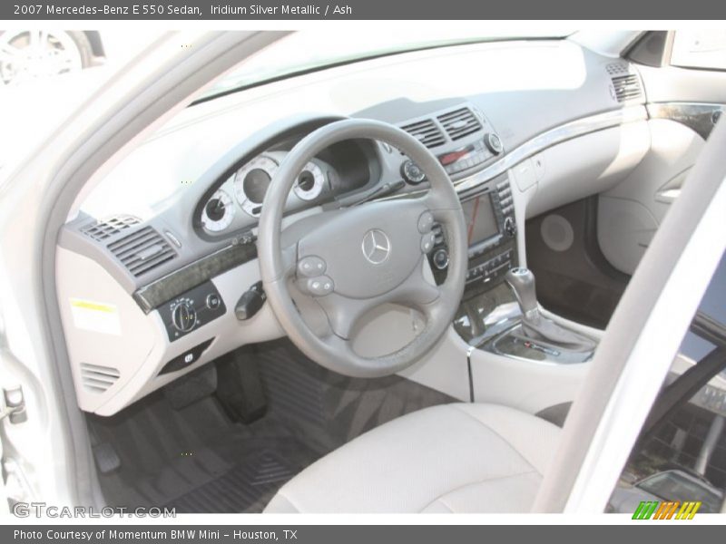 Iridium Silver Metallic / Ash 2007 Mercedes-Benz E 550 Sedan