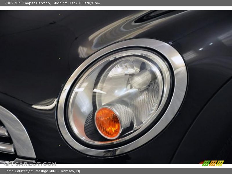 Midnight Black / Black/Grey 2009 Mini Cooper Hardtop