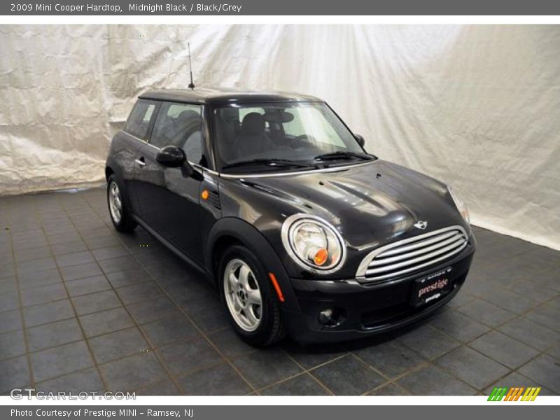 Midnight Black / Black/Grey 2009 Mini Cooper Hardtop