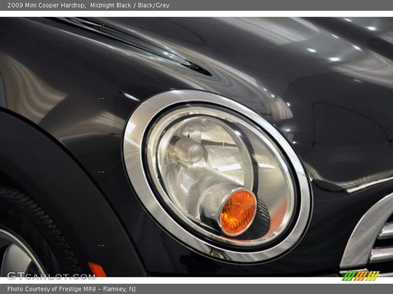 Midnight Black / Black/Grey 2009 Mini Cooper Hardtop