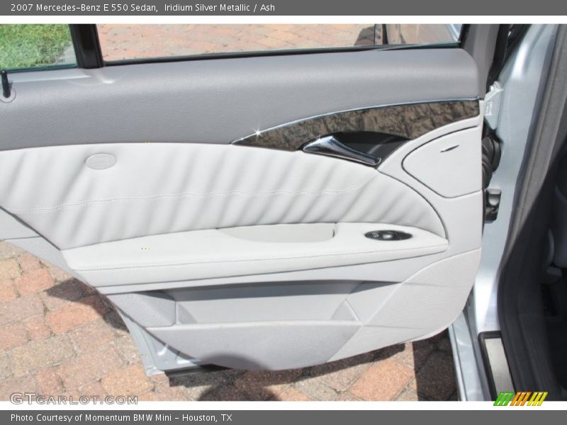 Iridium Silver Metallic / Ash 2007 Mercedes-Benz E 550 Sedan