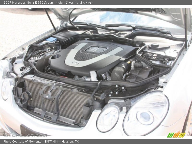Iridium Silver Metallic / Ash 2007 Mercedes-Benz E 550 Sedan