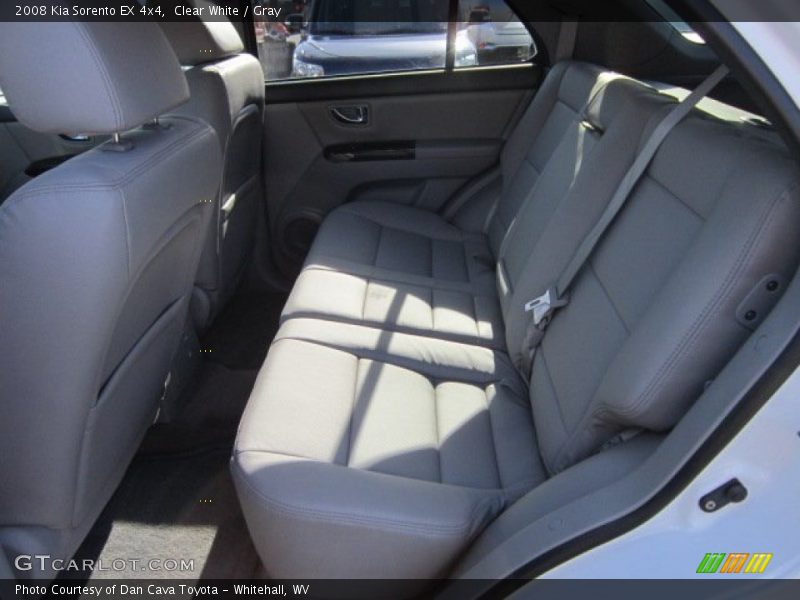 Clear White / Gray 2008 Kia Sorento EX 4x4