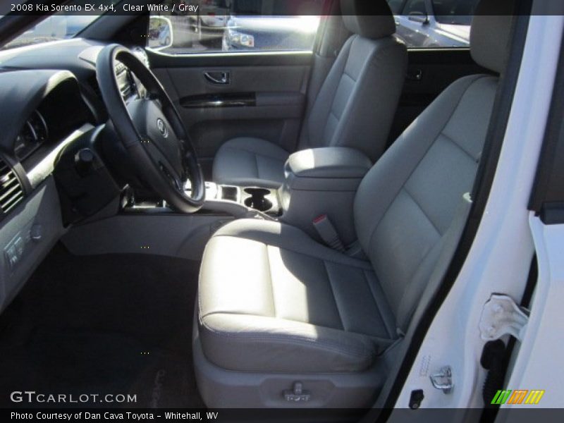 Clear White / Gray 2008 Kia Sorento EX 4x4