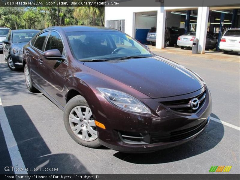 Black Cherry Metallic / Gray 2010 Mazda MAZDA6 i Sport Sedan