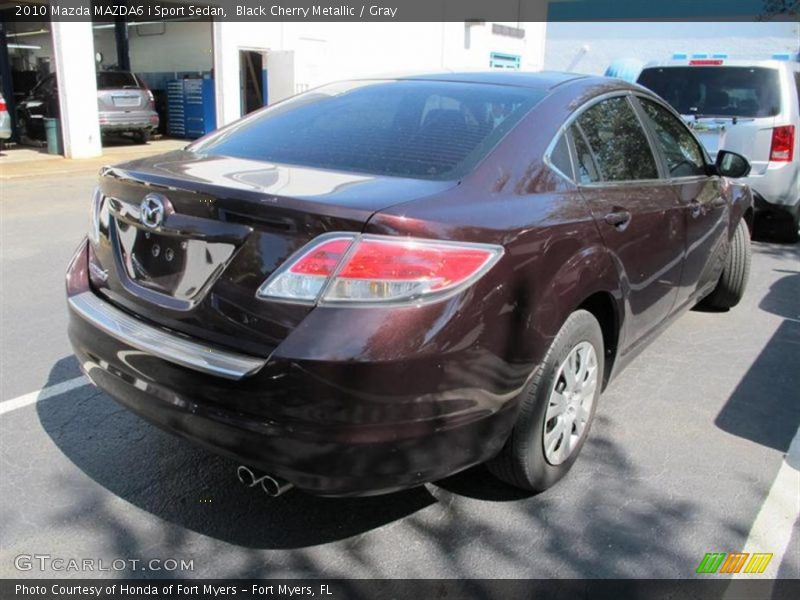 Black Cherry Metallic / Gray 2010 Mazda MAZDA6 i Sport Sedan