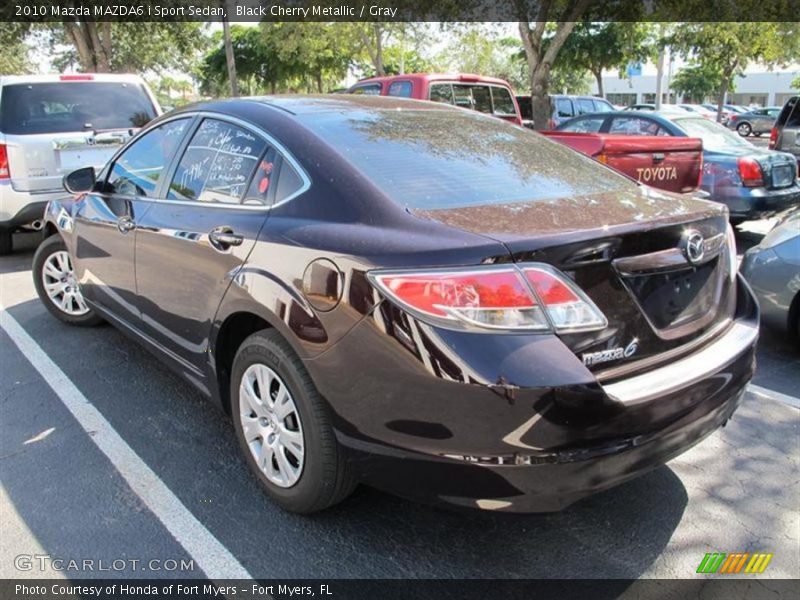 Black Cherry Metallic / Gray 2010 Mazda MAZDA6 i Sport Sedan