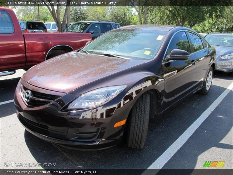 Black Cherry Metallic / Gray 2010 Mazda MAZDA6 i Sport Sedan