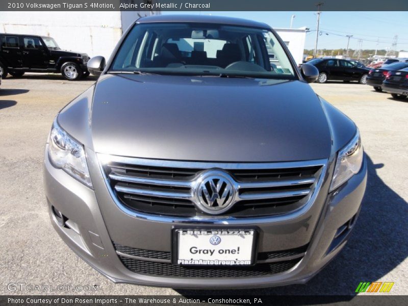Alpine Grey Metallic / Charcoal 2010 Volkswagen Tiguan S 4Motion