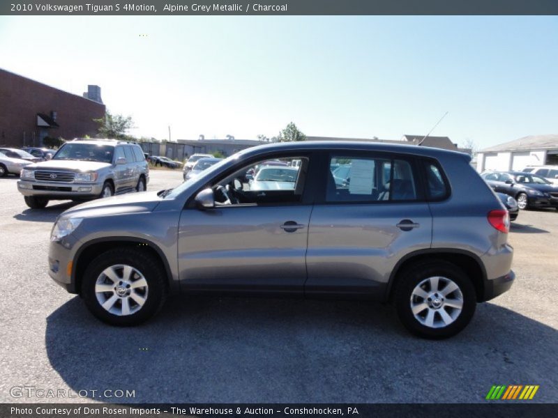 Alpine Grey Metallic / Charcoal 2010 Volkswagen Tiguan S 4Motion