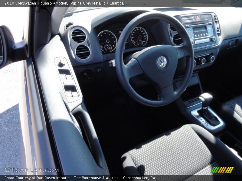 Alpine Grey Metallic / Charcoal 2010 Volkswagen Tiguan S 4Motion