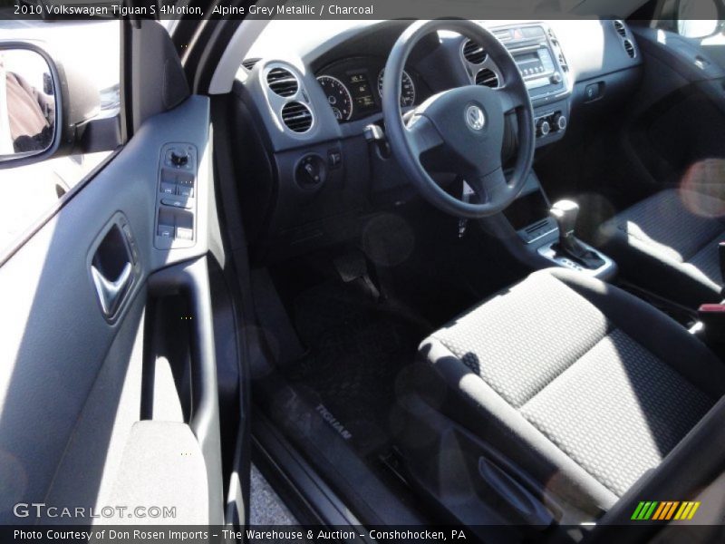 Alpine Grey Metallic / Charcoal 2010 Volkswagen Tiguan S 4Motion