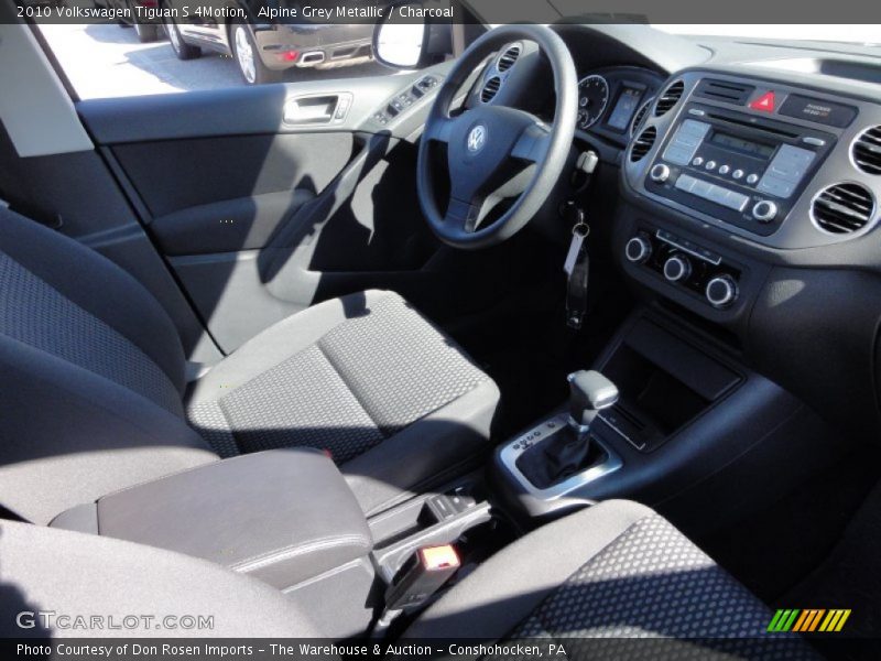Alpine Grey Metallic / Charcoal 2010 Volkswagen Tiguan S 4Motion