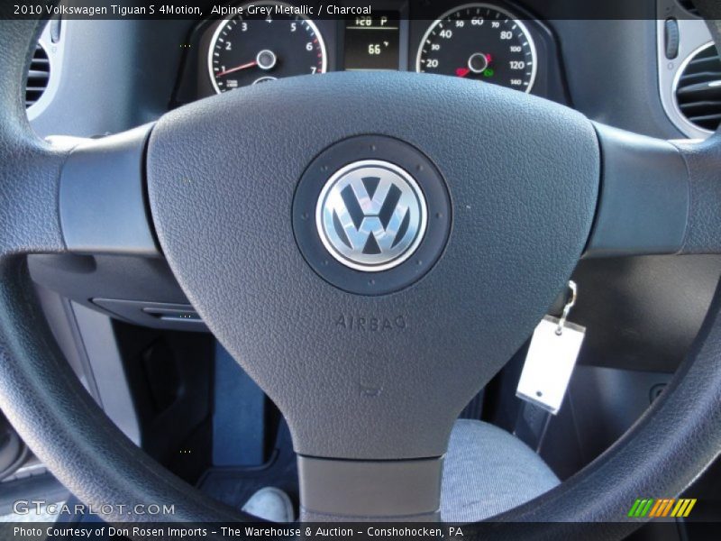 Alpine Grey Metallic / Charcoal 2010 Volkswagen Tiguan S 4Motion