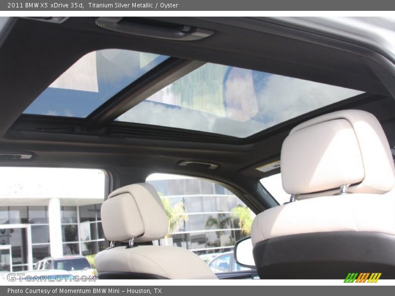 Titanium Silver Metallic / Oyster 2011 BMW X5 xDrive 35d