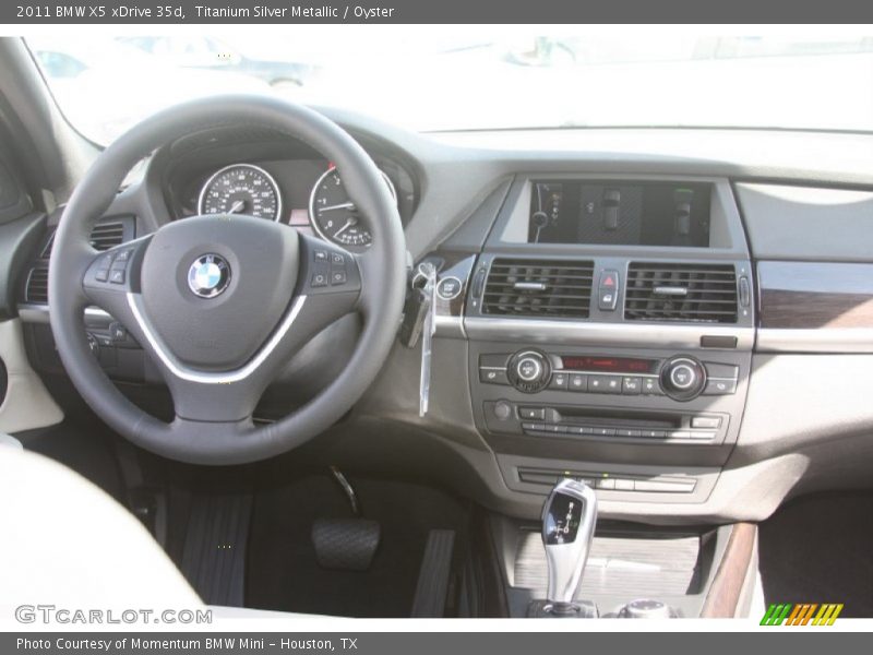 Titanium Silver Metallic / Oyster 2011 BMW X5 xDrive 35d