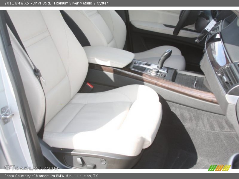 Titanium Silver Metallic / Oyster 2011 BMW X5 xDrive 35d