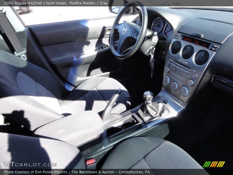 Redfire Metallic / Gray 2004 Mazda MAZDA6 s Sport Sedan