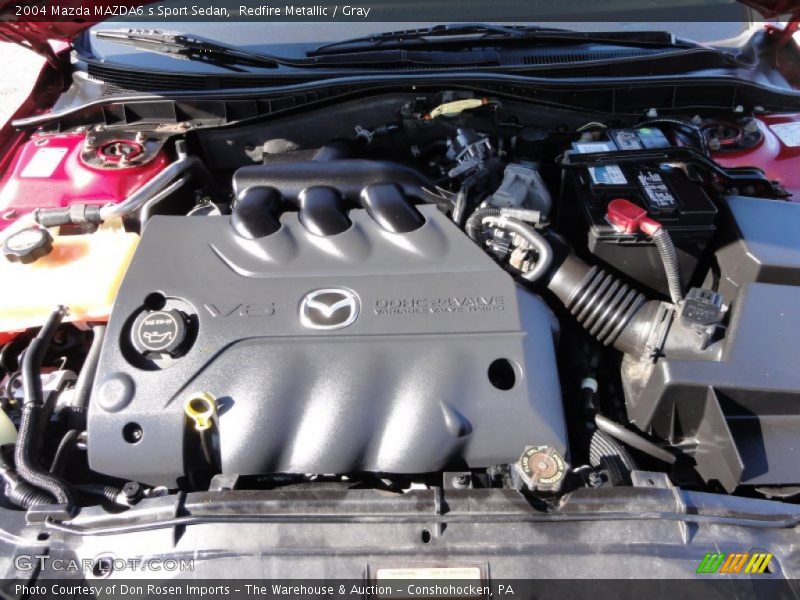Redfire Metallic / Gray 2004 Mazda MAZDA6 s Sport Sedan