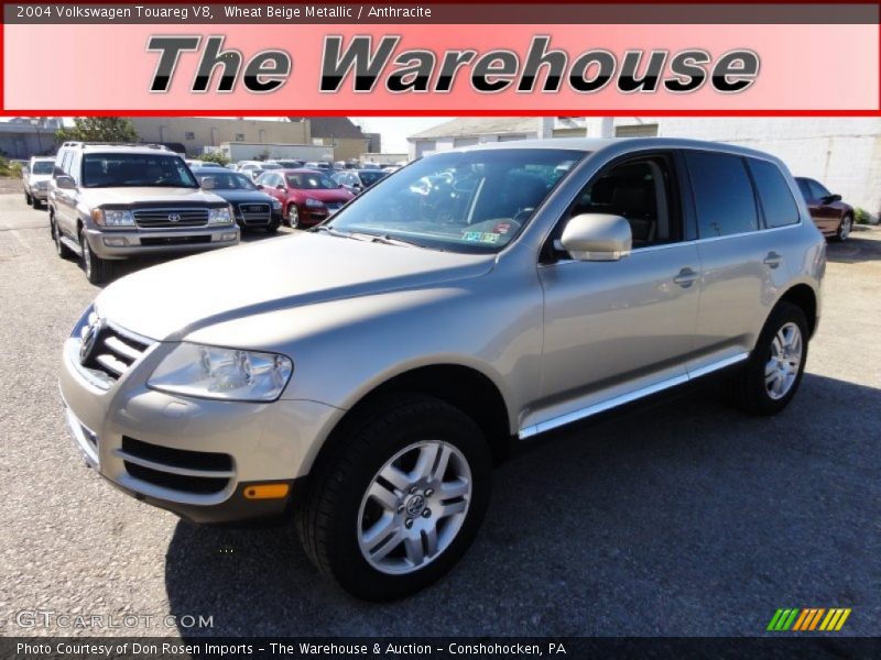 Wheat Beige Metallic / Anthracite 2004 Volkswagen Touareg V8