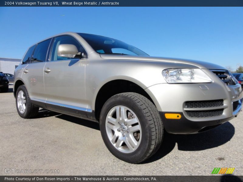 Wheat Beige Metallic / Anthracite 2004 Volkswagen Touareg V8