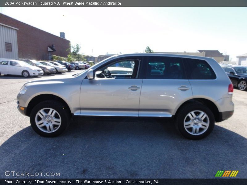 Wheat Beige Metallic / Anthracite 2004 Volkswagen Touareg V8