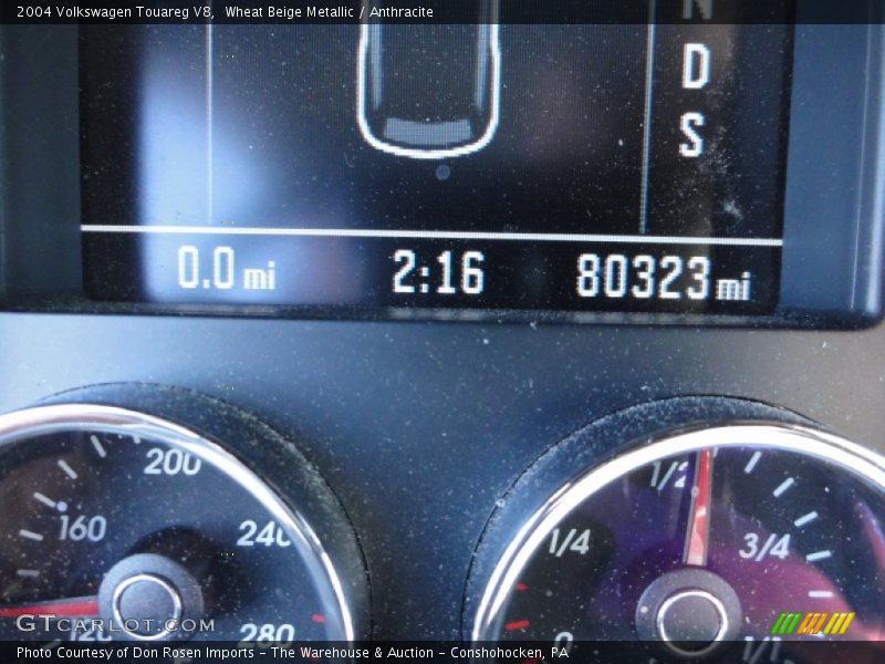 Wheat Beige Metallic / Anthracite 2004 Volkswagen Touareg V8