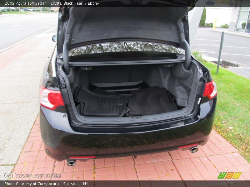 Crystal Black Pearl / Ebony 2009 Acura TSX Sedan