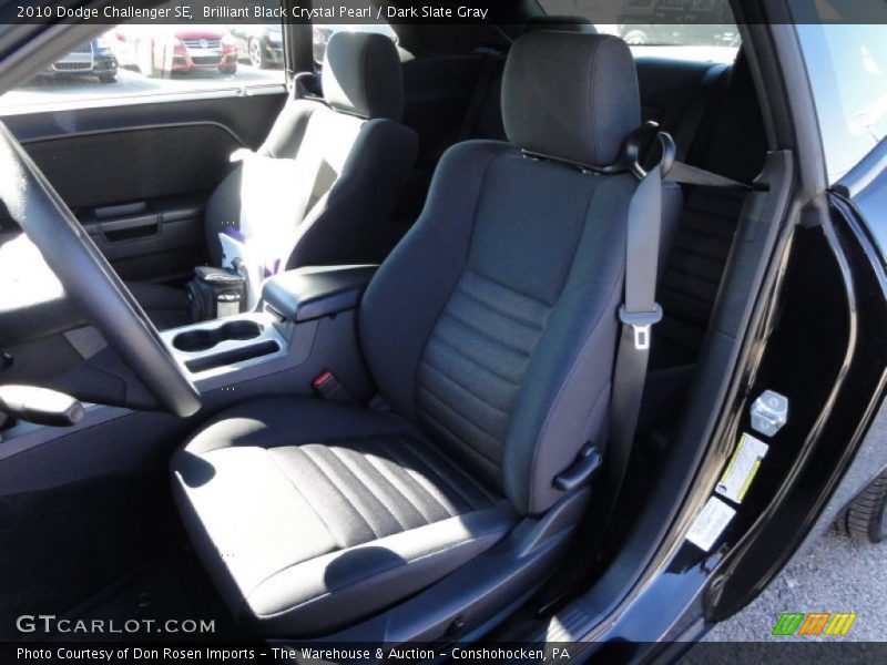 Brilliant Black Crystal Pearl / Dark Slate Gray 2010 Dodge Challenger SE