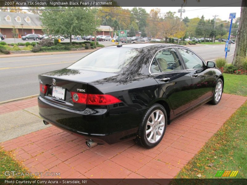 Nighthawk Black Pearl / Parchment 2007 Acura TSX Sedan