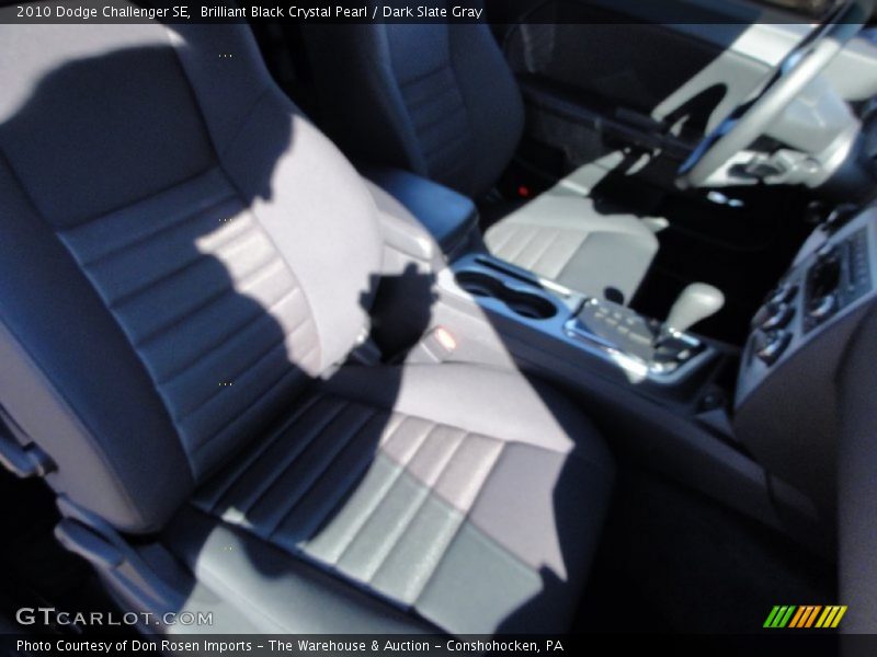 Brilliant Black Crystal Pearl / Dark Slate Gray 2010 Dodge Challenger SE
