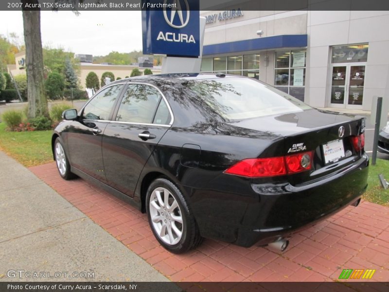 Nighthawk Black Pearl / Parchment 2007 Acura TSX Sedan