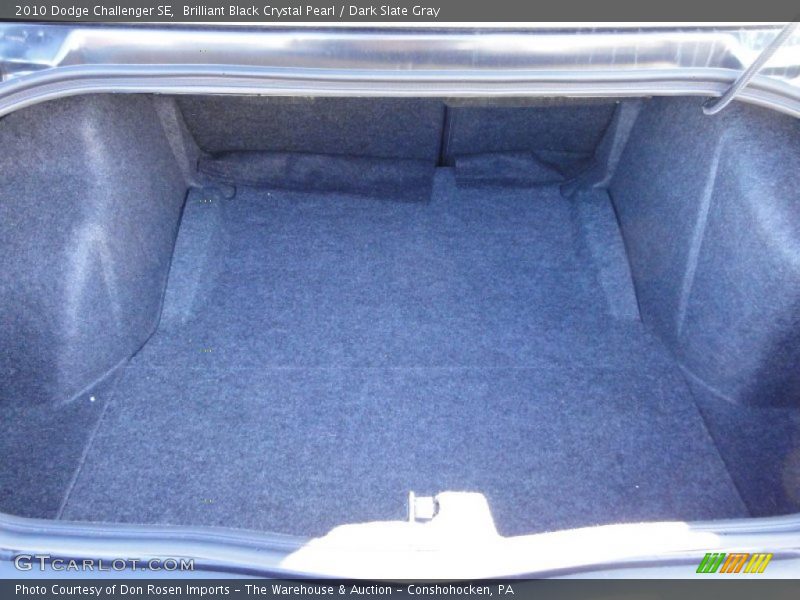 Brilliant Black Crystal Pearl / Dark Slate Gray 2010 Dodge Challenger SE
