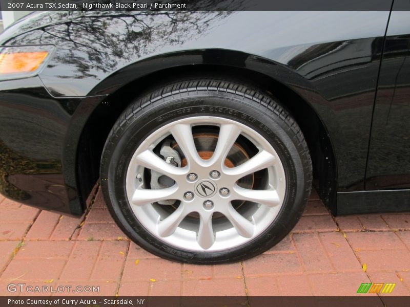 Nighthawk Black Pearl / Parchment 2007 Acura TSX Sedan