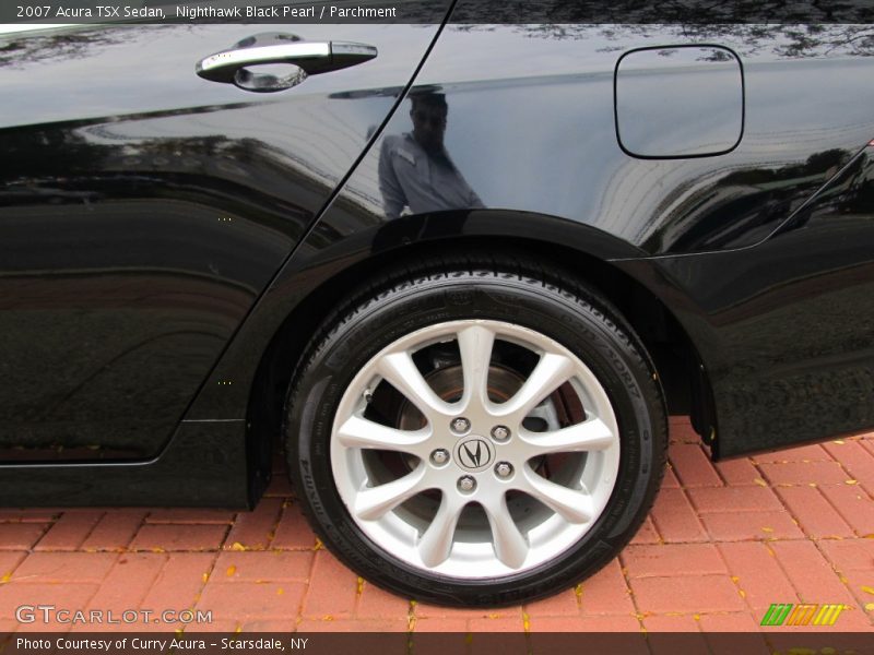 Nighthawk Black Pearl / Parchment 2007 Acura TSX Sedan