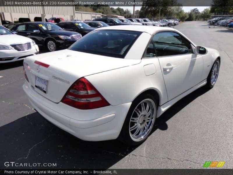 Alabaster White / Charcoal 2003 Mercedes-Benz SLK 230 Kompressor Roadster