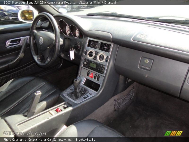 Alabaster White / Charcoal 2003 Mercedes-Benz SLK 230 Kompressor Roadster
