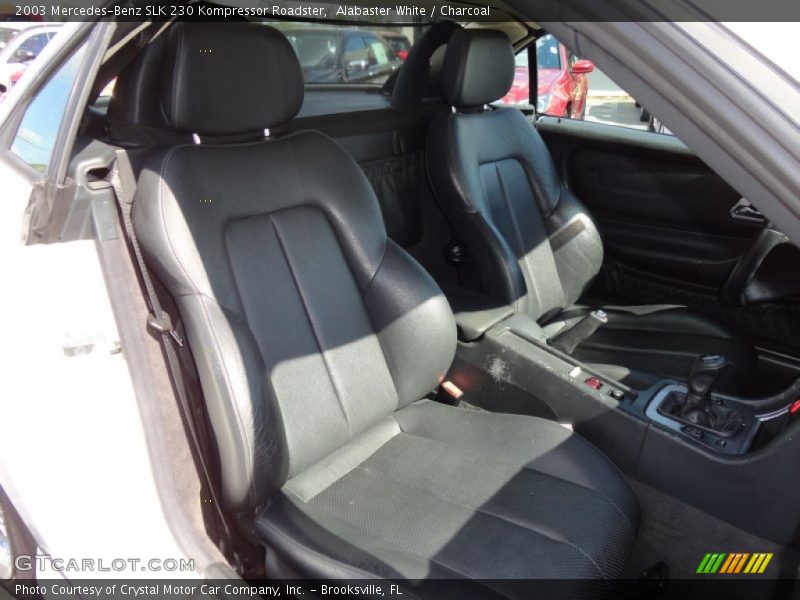 Alabaster White / Charcoal 2003 Mercedes-Benz SLK 230 Kompressor Roadster