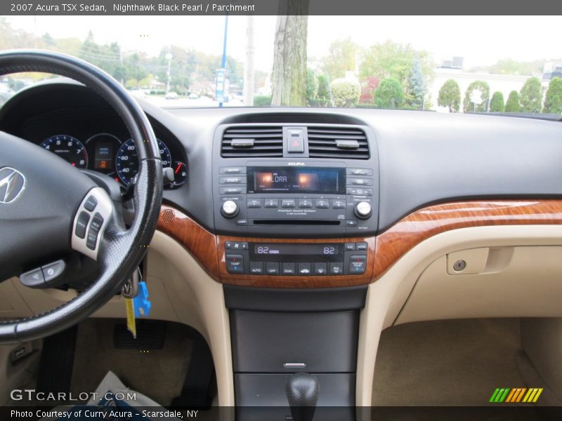 Nighthawk Black Pearl / Parchment 2007 Acura TSX Sedan