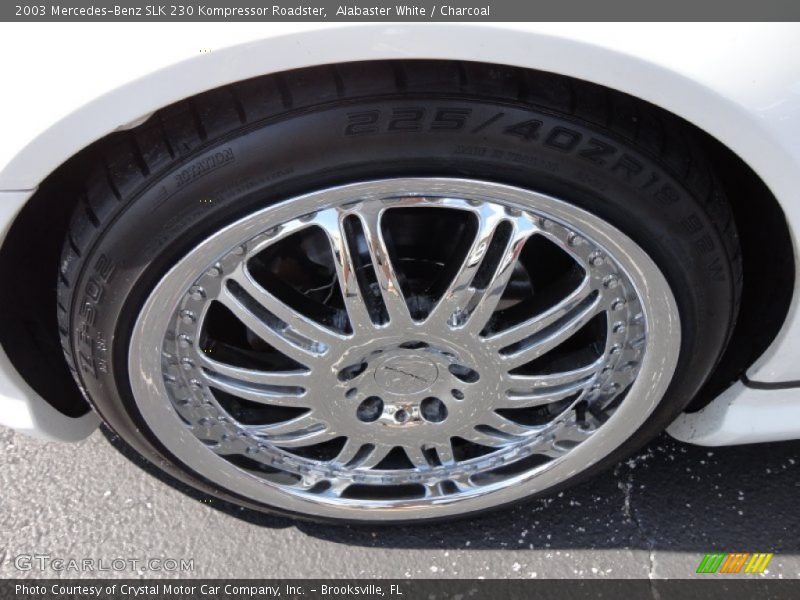 Custom Wheels of 2003 SLK 230 Kompressor Roadster